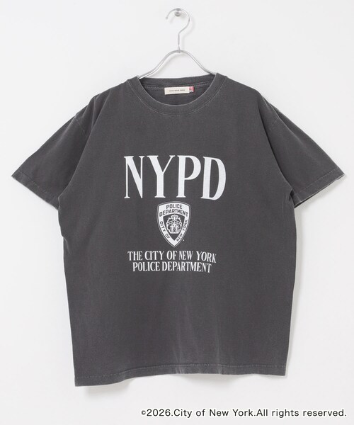 URBAN RESEARCH DOORS（アーバンリサーチドアーズ）の「『別注』GOOD ROCK SPEED×DOOS　NYC NYPD T-SHIRTS（Tシャツ/カットソー・レディース・ホワイト/ブラック/アッシュ/イエロー・One）」の14枚目の写真