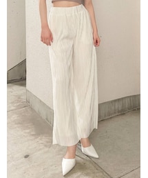 GYDA | サテンプリーツパンツ(その他パンツ)