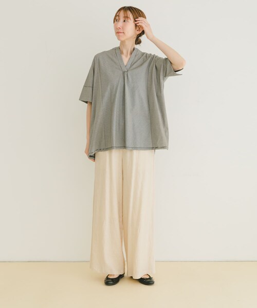 ITEMS URBANRESEARCH（アイテムズ アーバンリサーチ）の「フハクライクスキッパープルオーバー（Tシャツ/カットソー・レディース・BLU/BLK/WHT・FREE）」の17枚目の写真