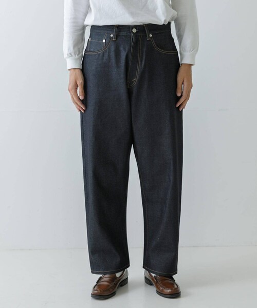 URBAN RESEARCH（アーバンリサーチ）の「SHIOTA　スーピマDENIM PANTSバギー#JAY（デニムパンツ・メンズ・INDIGO・28/30/32/34）」の8枚目の写真