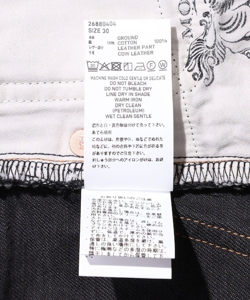 ADAM ET ROPE'(アダムエロペ)の「【SUGARHILL/シュガーヒル】"CAR SERVICE" MODERN DENIM REGULAR CUT(デニムパンツ・メンズ・ブラック・30/32)」の16枚目の写真