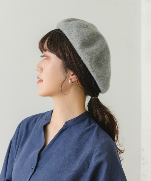 RODE SKO（ロデスコ）の「バスクベレー帽（ハンチング/ベレー帽・レディース・ROYAL/IVORY/L.GRAY/BLACK・one）」の13枚目の写真