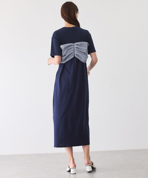 Jayro（ジャイロ）の「デコリボンパールドッキングワンピース（ワンピース・レディース・ブラック/グレー/ネイビー・M）」の13枚目の写真