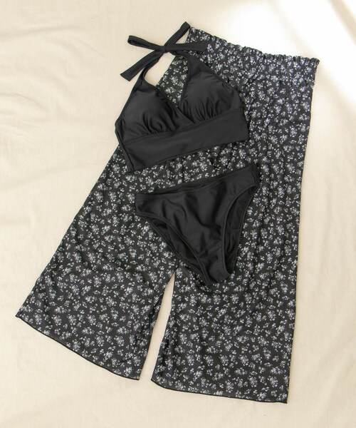 RODE SKO（ロデスコ）の「ロングパンツセット∴（水着・レディース・MOSS GREEN/BLACK・FREE）」の4枚目の写真