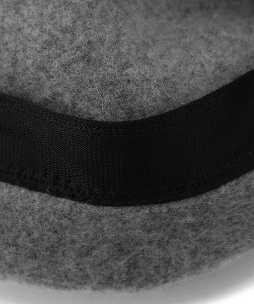 ROPE' PICNIC（ロペピクニック）の「ウールフェルトベレー帽/リンクコーデ（ハンチング/ベレー帽・レディース・ブラック/ライトグレー・F）」の11枚目の写真