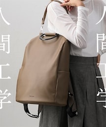 nissen | １０ポケットマーブル柄樹脂ハンドル付リュックサック（PC収納）（Ａ４対応）人間工学（日本女子大学&Idiom監修）Poche Lab（ポッシェ ラボ）(バックパック/リュック)