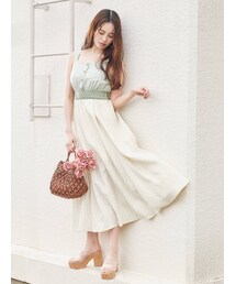 dazzlin | シャーベットストライプコンビワンピース(ワンピース)