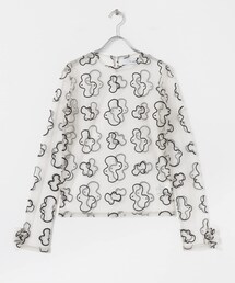 Po/　sheer tulle top ameba