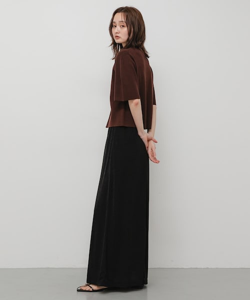 SENSE OF PLACE by URBAN RESEARCH(センスオブプレイスバイアーバンリサーチ)の「シャイニーイージーナロースカート(スカート・レディース・BROWN/BLACK/BEIGE・S/M)」の10枚目の写真