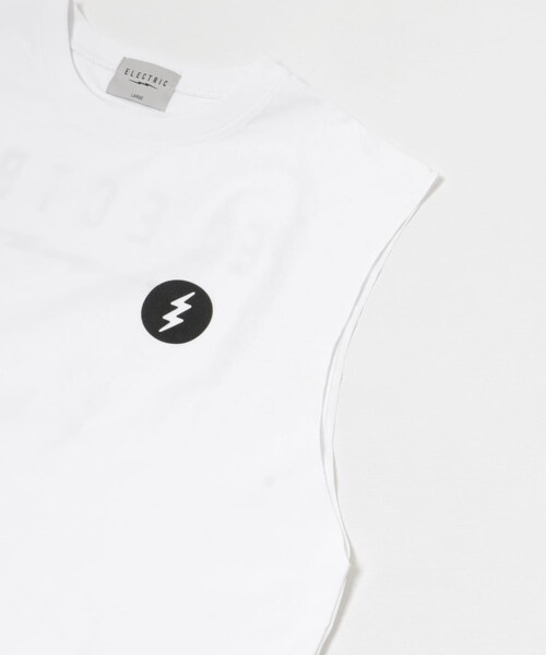URBAN RESEARCH(アーバンリサーチ)の「ELECTRIC ICON LOGO DRY NO SLEEVE(タンクトップ・メンズ・WHITE/BLACK・L/XL/XXL)」の5枚目の写真