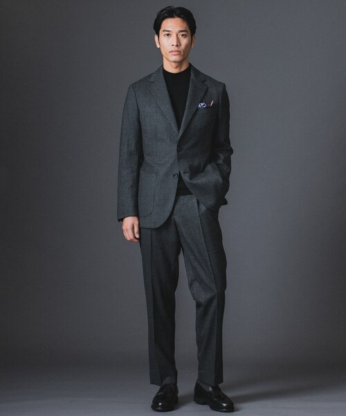 URBAN RESEARCH DOORS(アーバンリサーチドアーズ)の「LIFE STYLE TAILOR フラノパンツ(スラックス・メンズ・GRAY-CH/NAVY・44/46/48/50)」の6枚目の写真
