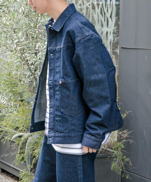 URBAN RESEARCH DOORS（アーバンリサーチドアーズ）の「FORK&SPOON　JFデニムジャケット（デニムジャケット・メンズ・ONEWASH/USED・4/5）」の13枚目の写真
