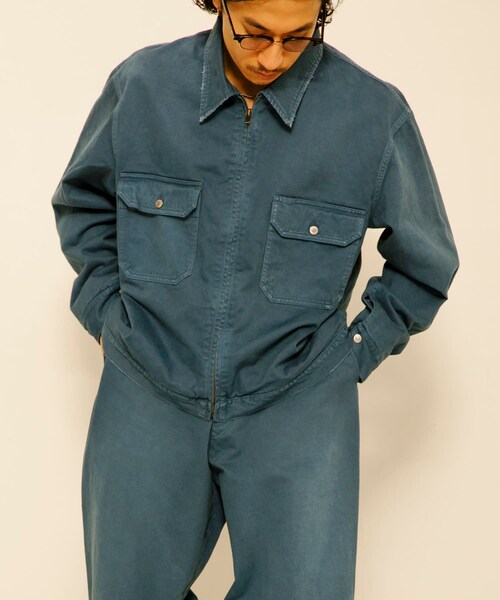URBAN RESEARCH（アーバンリサーチ）の「A PRESSE　Vintage Work Jacket（カバーオール・メンズ・BLUE・2/3）」の9枚目の写真
