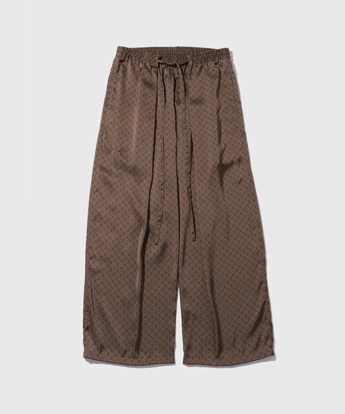 ADAM ET ROPE'(アダムエロペ)の「【elephant TRIBAL fabrics】QUILTING PAJAMAS PANTS(その他パンツ・メンズ・ブラック/ダークブラウン・M/S)」の4枚目の写真