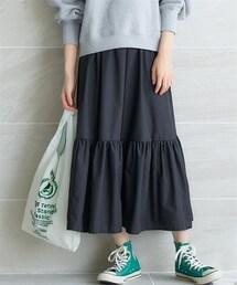 nissen | 大きいサイズ　ギャザースカート　miclat(スカート)
