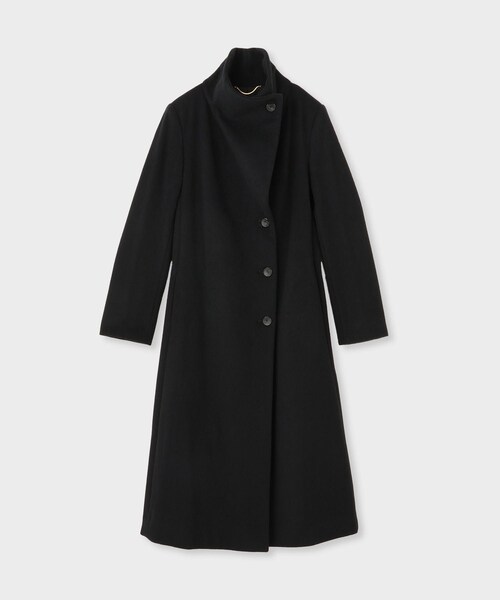 ROPE 2wayノーカラー　メルトン コート　ロペ ROPE'（ロペ）の「【2way】ノーカラー/エコファー付け襟