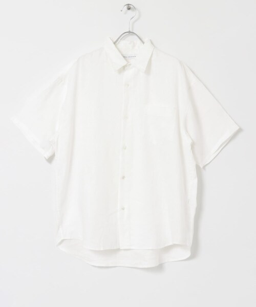 URBAN RESEARCH（アーバンリサーチ）の「LINEN SHORT-SLEEVE SHIRTS（シャツ/ブラウス・メンズ・WHITE/BLUE/BROWN/D.NAVY・S/M/L）」の11枚目の写真