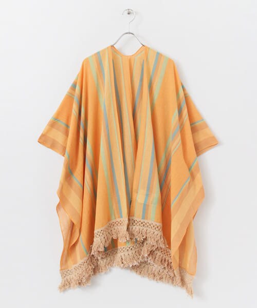 URBAN RESEARCH DOORS（アーバンリサーチドアーズ）の「Glen Prince　PONCHO∴（レインコート/ポンチョ・レディース・3 ORG/1 PNK・FREE）」の3枚目の写真