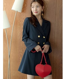 MERCURYDUO | 2WAYフィット&フレアジャケットワンピース(ワンピース)