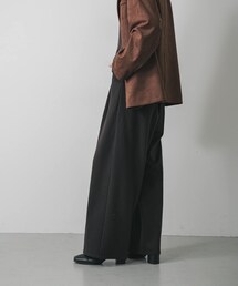 SENSE OF PLACE by URBAN RESEARCH | 『BLACK, TALLサイズ/WEB限定』ジャージーストレートスラックス(その他パンツ)