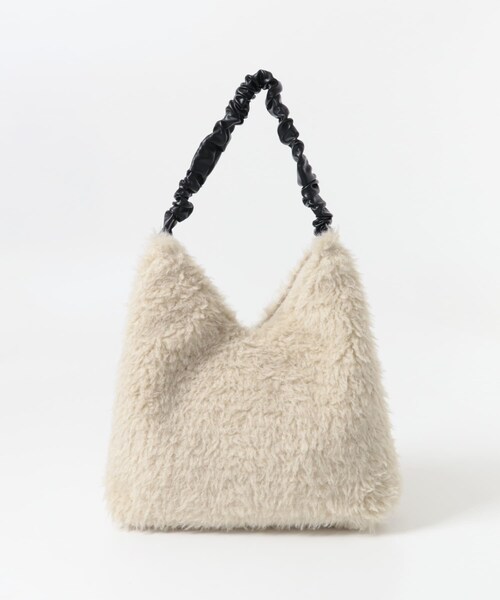 URBAN RESEARCH DOORS（アーバンリサーチドアーズ）の「ファーハンドルバッグ（トートバッグ・レディース・IVORY/BROWN・one）」の9枚目の写真