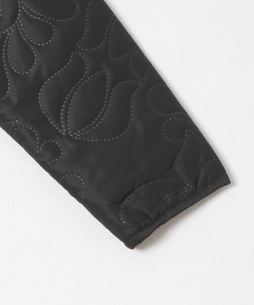 ITEMS URBANRESEARCH(アイテムズ アーバンリサーチ)の「ノーカラー中綿ブルゾン(ノーカラージャケット・レディース・BLK/BEG/BRN・FREE)」の13枚目の写真
