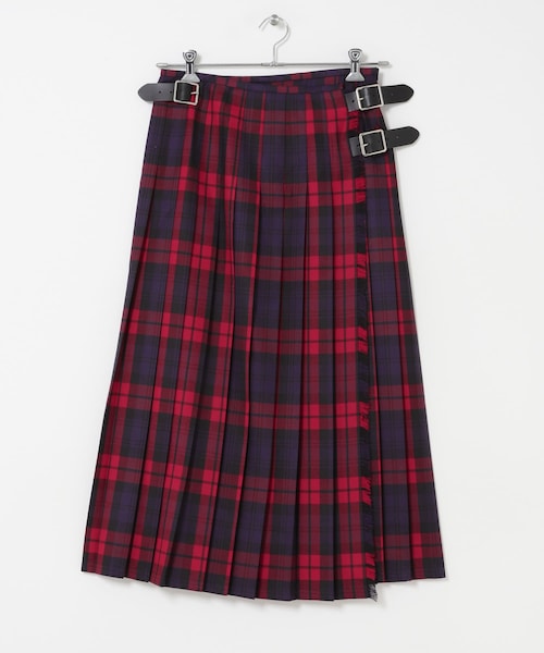 かぐれ（カグレ）の「『別注』O’NEIL OF DUBLIN×かぐれ　PLEATS WRAP SKIRT 85cm（スカート・レディース・MOYNALTY/LOUGH MASK・XS）」の19枚目の写真