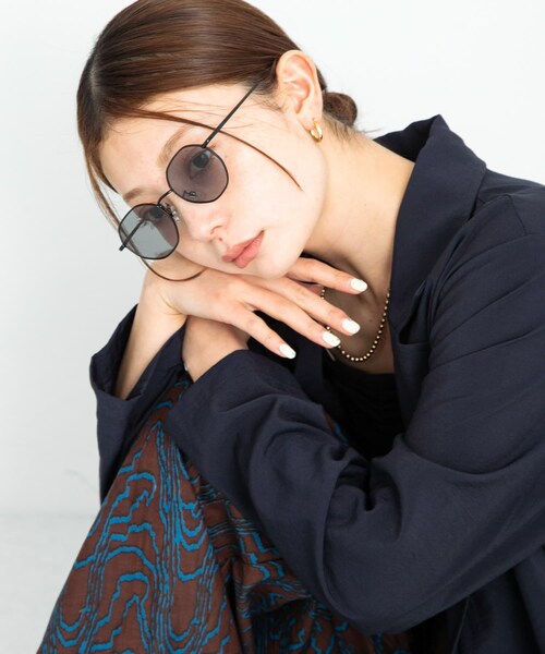URBAN RESEARCH Sonny Label（アーバンリサーチサニーレーベル）の「noeyedia　NE-425（メガネ・レディース・チャコール/ライトブラウン/ライトグレー・one）」の4枚目の写真