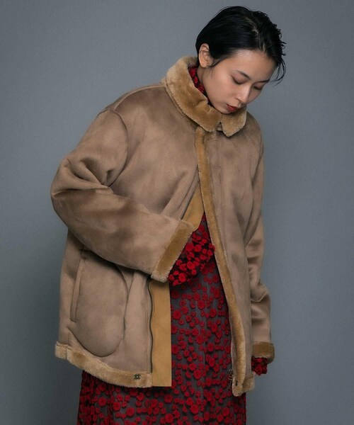 【URBS別注】vachement　exclusive mouton B3 jacket