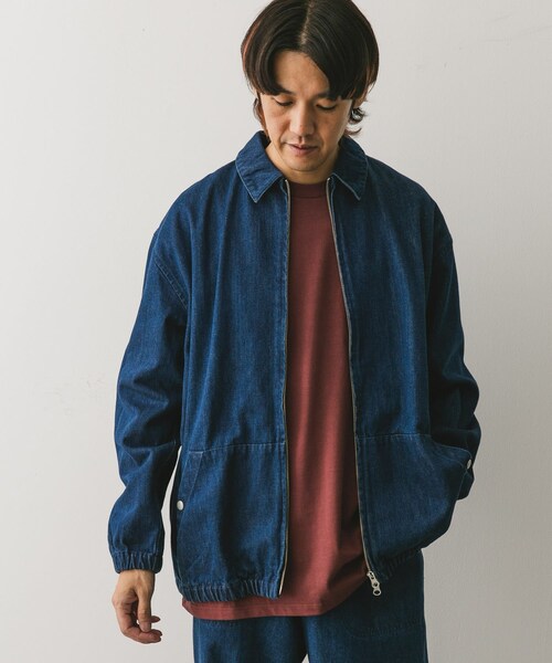 URBAN RESEARCH DOORS(アーバンリサーチドアーズ)の「Denim Zip Blouson(デニムジャケット・メンズ・INDIGO/ONE WASH・M/L/XL)」の5枚目の写真