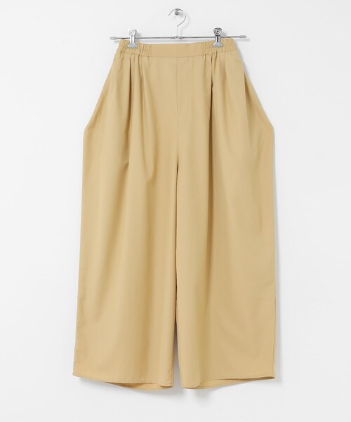 KBF（ケイビーエフ）の「ミニマルトップスSETワイドパンツ（ワンピース・レディース・BLACK/TEA BROWN/STRAW・One）」の10枚目の写真