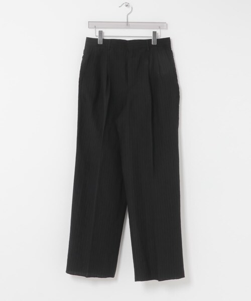 URBAN RESEARCH(アーバンリサーチ)の「new basic WOOL LINEN TROUSER(その他パンツ・メンズ・BK STRIPE/BLACK・M/L/XL)」の8枚目の写真
