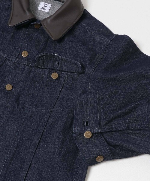 URBAN RESEARCH ROSSO（アーバンリサーチロッソ）の「『別注』Lee×ROSSO　2WAY COLLAR JACKET（デニムジャケット・レディース・OW BLACK/OW  BLUE・Free）」の12枚目の写真