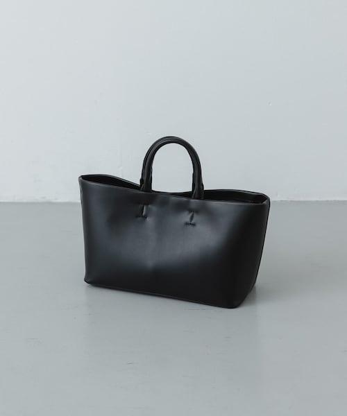 SENSE OF PLACE by URBAN RESEARCH（センスオブプレイスバイアーバンリサーチ）の「ボックストートバッグ（トートバッグ・レディース・IVORY/BLACK/L.BLUE・One）」の4枚目の写真