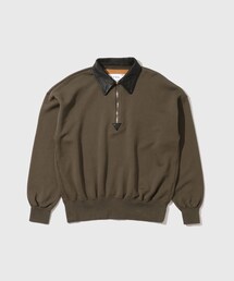ADAM ET ROPE' | 【KYOU/キョウ】BROTHERS Leather x Original Supima Aging Cotton Sweat(スウェット)