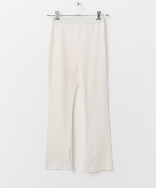 URBAN RESEARCH ROSSO（アーバンリサーチロッソ）の「『UR TECH ひやサラクール』F by ROSSO　スリットフレアパンツ（その他パンツ・レディース・BLACK/OFFWHITE/BROWN・36/38）」の10枚目の写真