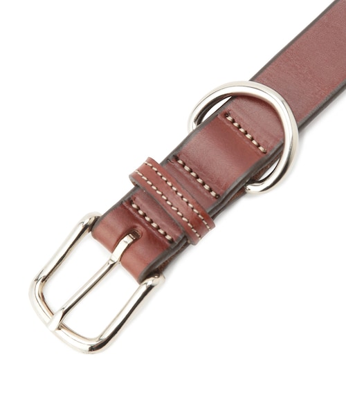 ADAM ET ROPE'（アダムエロペ）の「【TORY】NICKEL D RING & BUCKLE（ベルト・メンズ・ブラック/キャメル・L/M）」の4枚目の写真