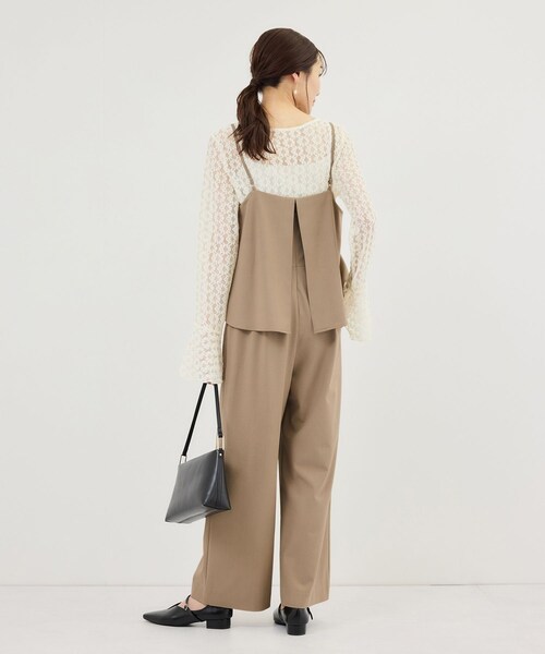 ROPE' PICNIC(ロペピクニック)の「レイヤードオールインワン(つなぎ/オールインワン・レディース・ブラック/ベージュ系・L/M/S)」の20枚目の写真