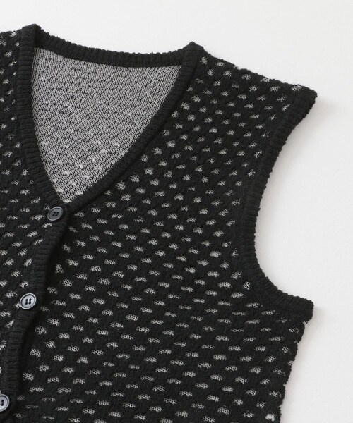 KBF（ケイビーエフ）の「ループヤーンメッシュベスト（ベスト・レディース・IVORY/YELLOW/BLACK・one）」の20枚目の写真