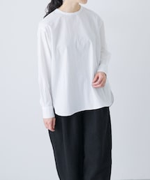 かぐれ | コットンクルーネックプルオーバーシャツ(シャツ/ブラウス)