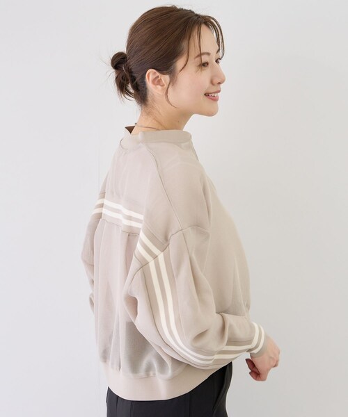 Jayro(ジャイロ)の「【セットアップ可】ラインメッシュブルゾン(ブルゾン・レディース・ブラック/ベージュ・M)」の22枚目の写真