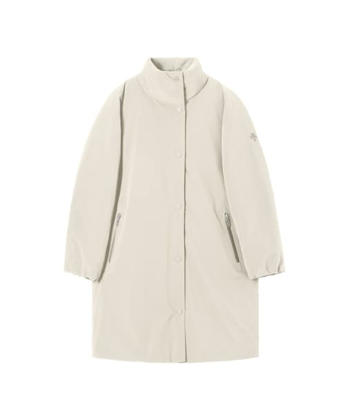 ADAM ET ROPE'(アダムエロペ)の「【J'aDoRe・店舗限定】【DESCENTE ALLTERRAIN(デサント オルテライン)】 INVISIBLE DOWN COAT INV-03L(ダウンジャケット/コート・レディース・ブラック/オフホワイト・M/S)」の1枚目の写真