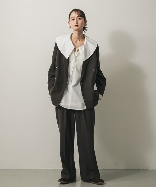 SENSE OF PLACE by URBAN RESEARCH（センスオブプレイスバイアーバンリサーチ）の「ジャーマントレーナースニーカー（スニーカー・レディース・CAMEL/NAVY/BROWN・S/M/L）」の16枚目の写真