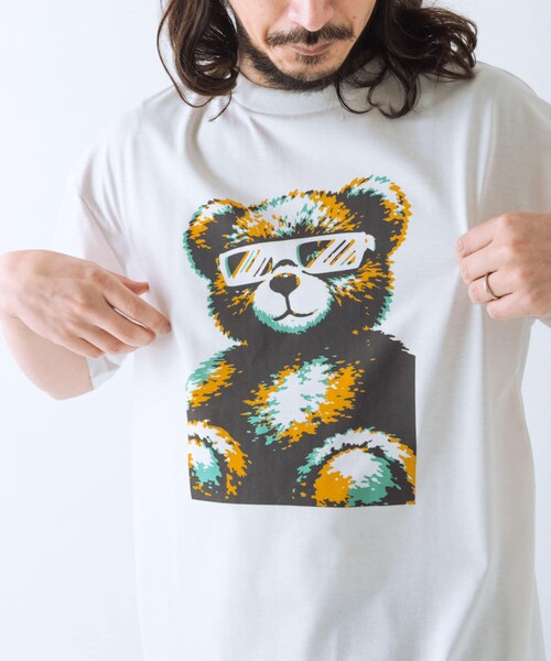ITEMS URBANRESEARCH(アイテムズ アーバンリサーチ)の「『接触冷感/吸水速乾/UVカット』ANIMAL IN SHADES プリントTシャツ(Tシャツ/カットソー・メンズ・CAT/BEAR/KOALA・M/L)」の17枚目の写真