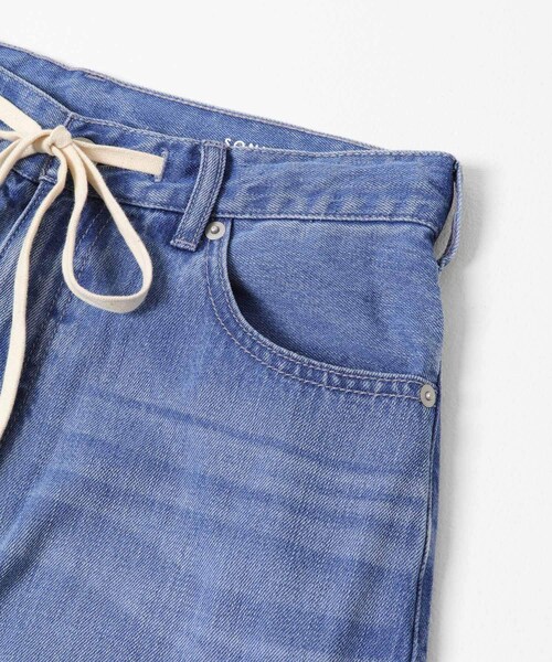 URBAN RESEARCH Sonny Label（アーバンリサーチサニーレーベル）の「リヨセルコットンドロストワイドデニム（デニムパンツ・レディース・インディゴ/ライトインディゴ・34/36/38）」の16枚目の写真