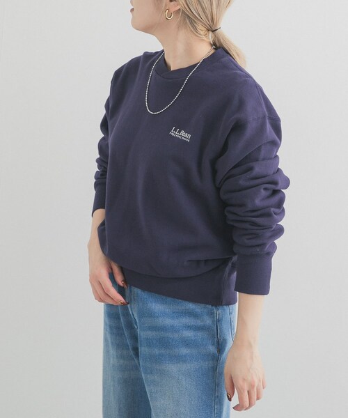 URBAN RESEARCH DOORS(アーバンリサーチドアーズ)の「L.L.Bean JAPAN EDITION CREWNECKSWEATSHIRTS(Tシャツ/カットソー・レディース・ECRU/BIRCH/NAVY/MAGENTA/SLATE BLUE/NIGHT・M)」の21枚目の写真