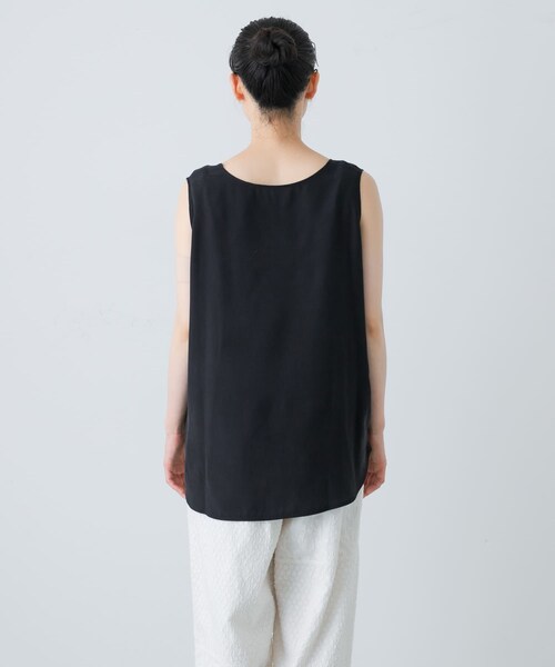 かぐれ（カグレ）の「フィブリルタフタタンクトップ（タンクトップ・レディース・BLACK/CAMEL・FREE）」の19枚目の写真