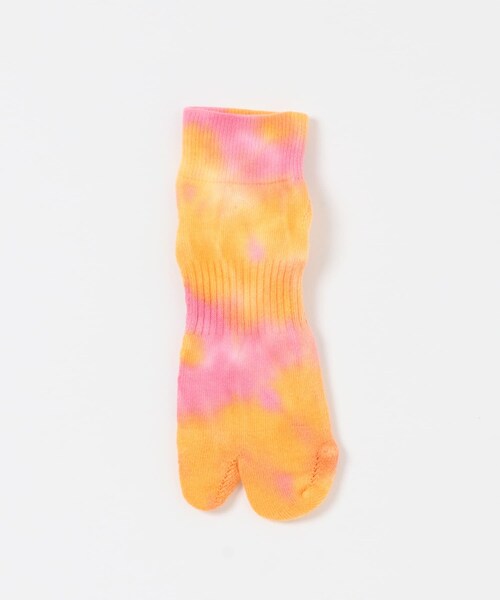 EKAL(エカル)の「NODAL Tie Dye Socks(その他アンダーウェア/インナー・メンズ・SODA KHK/ORG PNK/PPL Y GRN/BLU NVY/L GRY CCL・one)」の17枚目の写真
