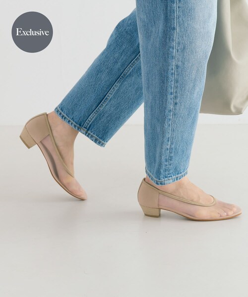 URBAN RESEARCH（アーバンリサーチ）の「『別注』『MADE IN JAPAN』 MILLIWM×URBAN RESEARCH　シアーパンプス（パンプス・レディース・BLACK/NUDE・36/37/38）」の2枚目の写真