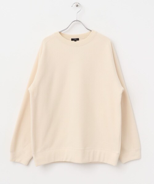 ITEMS URBANRESEARCH（アイテムズ アーバンリサーチ）の「発熱機能 クルーネックラグランTops（Tシャツ/カットソー・メンズ・GREIGE/OFF/BLK・M/L）」の11枚目の写真